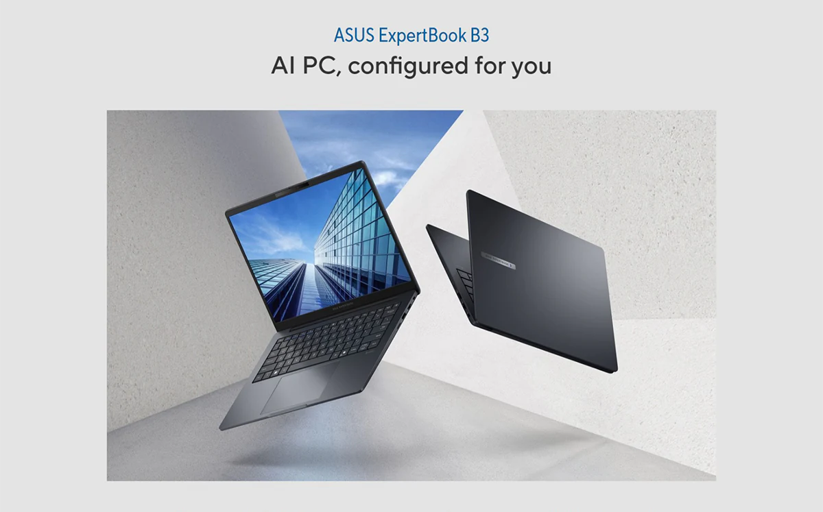 ASUS ExpertBook B3 B3405CCA-LY2115 Intel Core Ultra 7 255H 8GB RAM 512GB SSD 14" Display Business Series Laptop